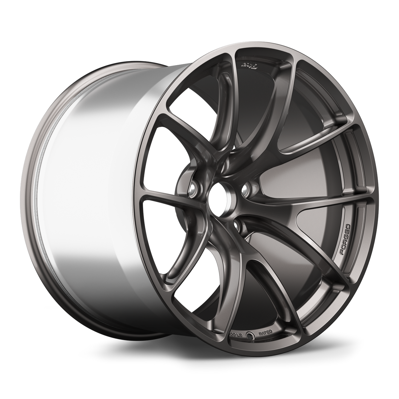 Anthracite Apex VS-5RE 19x13.25 forged Enduro wheel with 5x120 bolt pattern and ET30 offset for Chevrolet applications