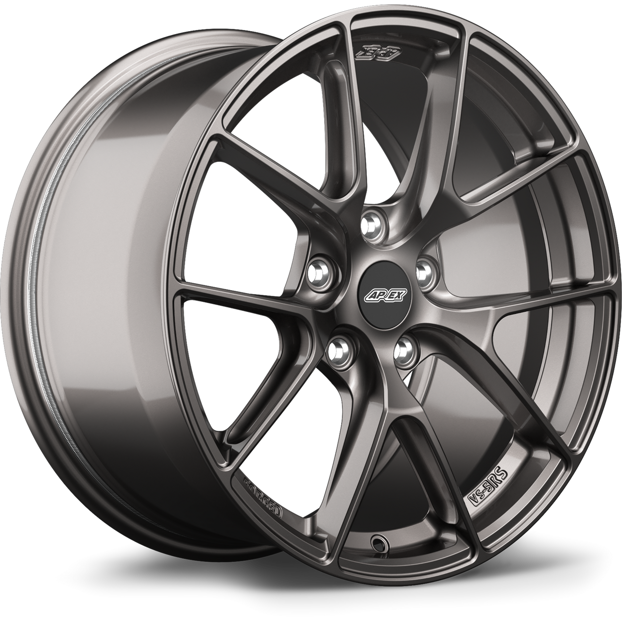 Apex VS-5RS 17x9 Anthracite forged wheel for Honda with 5x114.3 bolt pattern ET61 offset part VS5RS179ET61-51143-701-AN