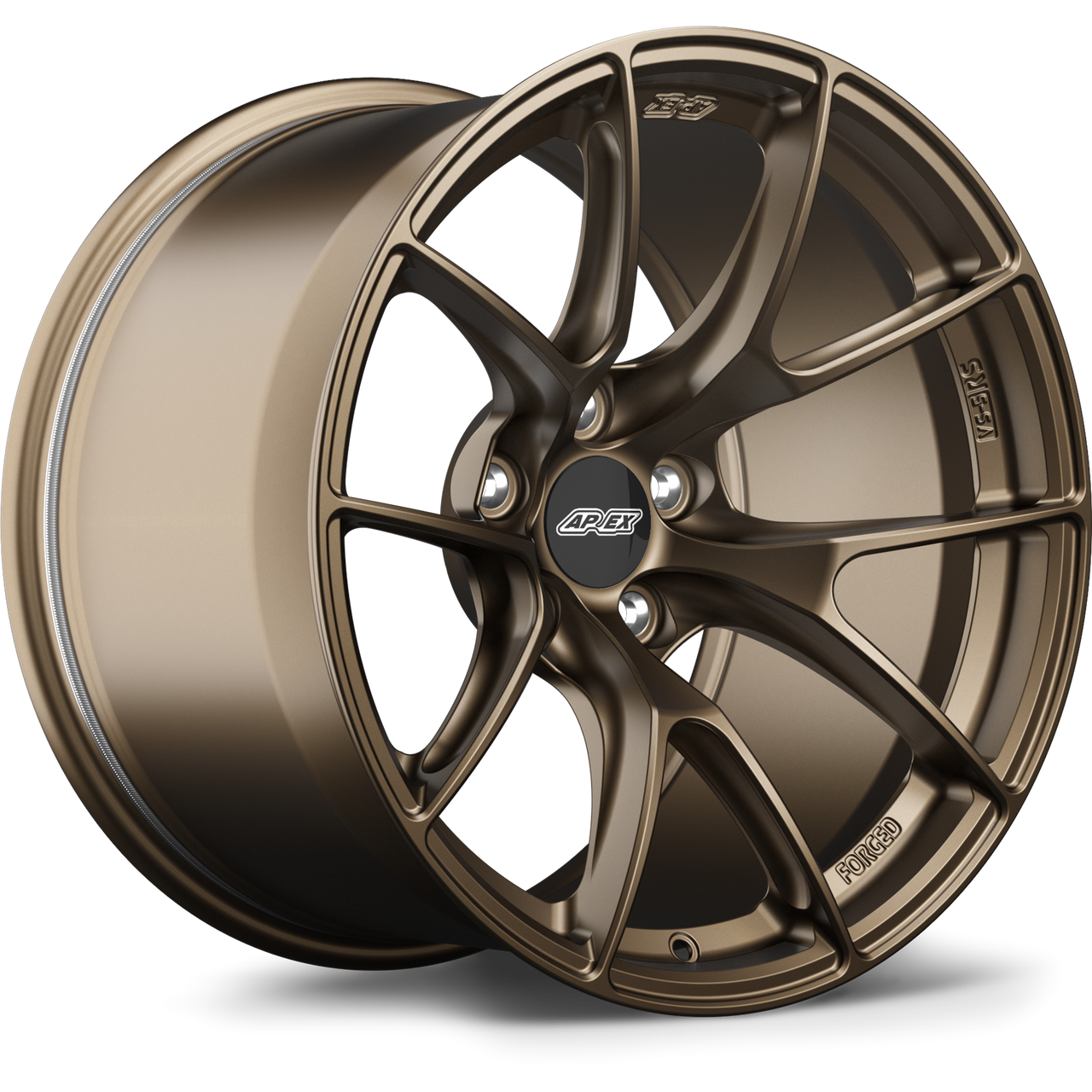Apex VS-5RS 18x10.5 forged wheel Satin Bronze 5x114.3 ET15 Nissan VS5RS18105ET15-51143-661-NSBZ