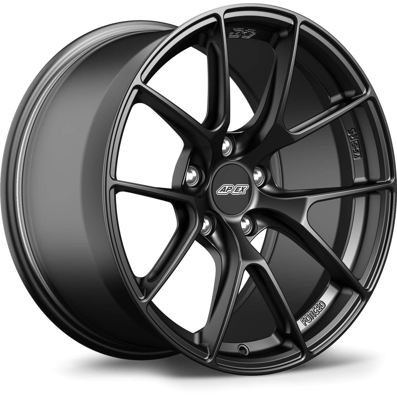 Apex VS-5RS 18x10 forged wheel Satin Black finish 5x130 ET36 Porsche VS5RS1810ET36-5130-716-NSBK