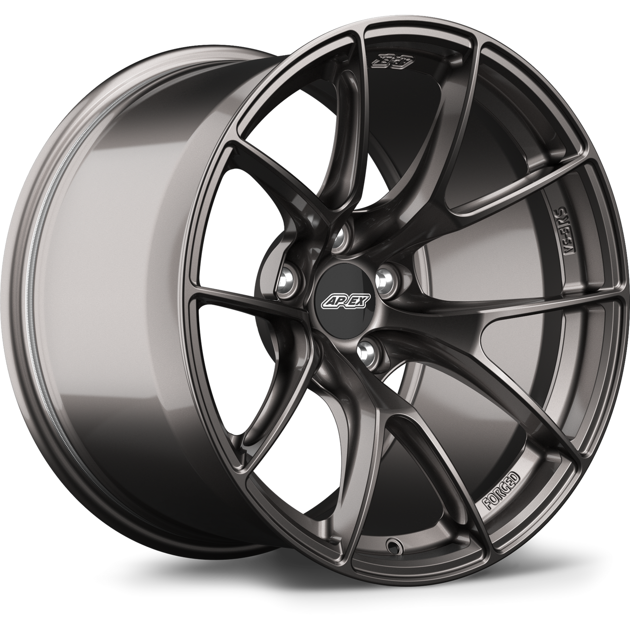 Anthracite Apex VS-5RS forged Sprint wheel 18x11 with 5x120 bolt pattern ET25 for BMW applications part VS5RS1811ET25-5120-7256-AN