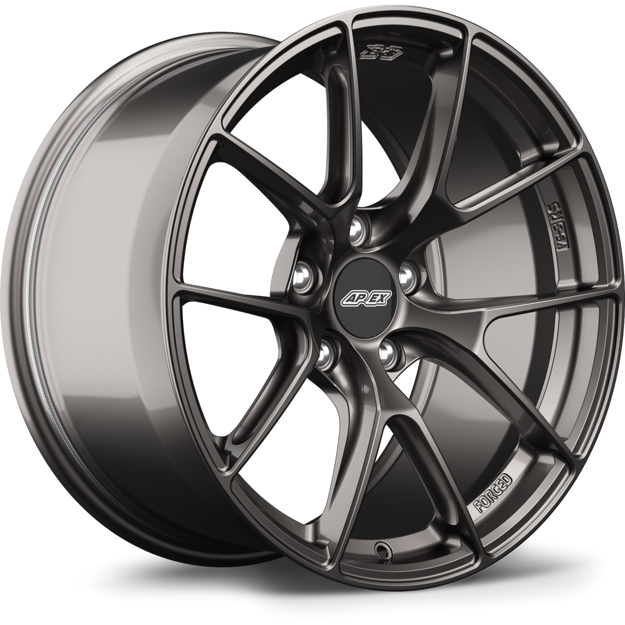 Apex VS-5RS 18x9.5 Anthracite forged wheel with 5x120 bolt pattern ET28 for BMW applications