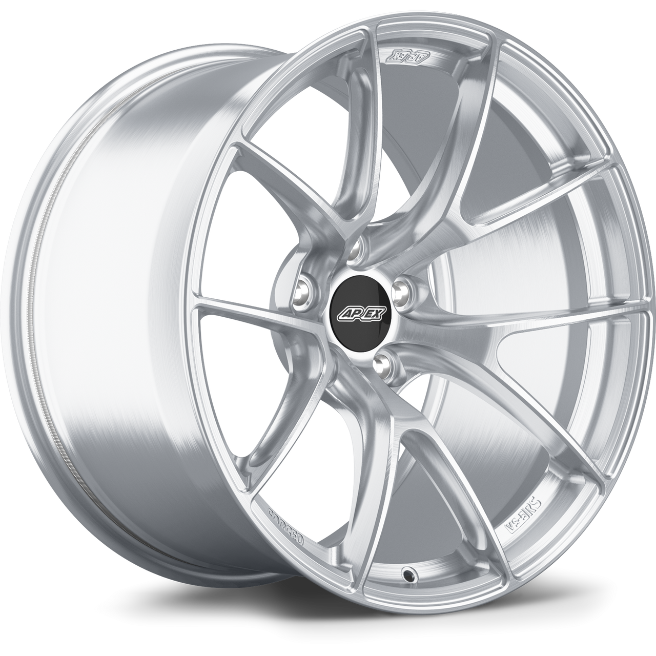 Brushed Clear Apex VS-5RS 19x11 forged performance wheel for BMW with 5x112 bolt pattern ET22 and 66.6mm center bore