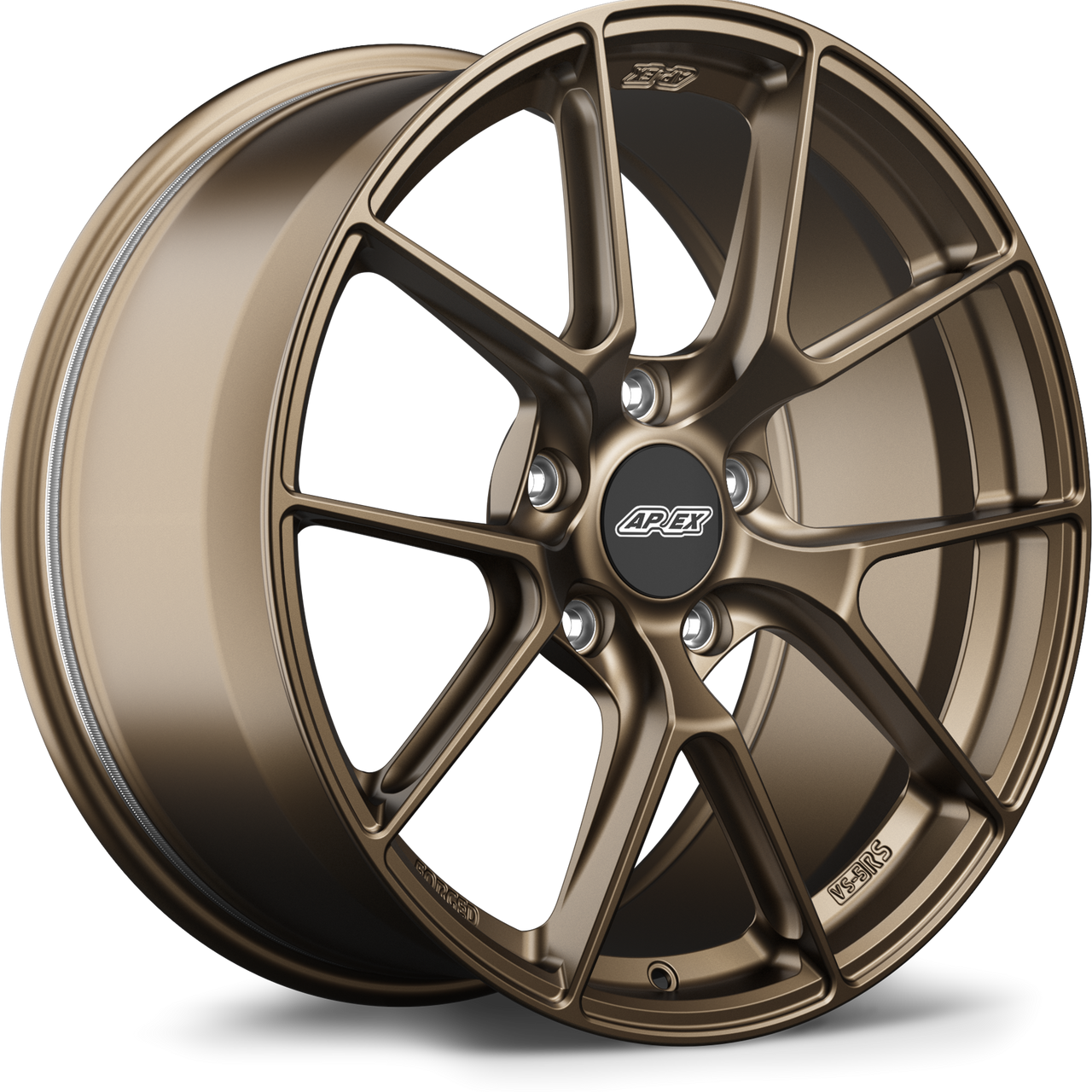 Satin Bronze Apex VS-5RS 19x9.5 forged Alfa Romeo performance wheel 5x110 ET31 65.1mm center bore