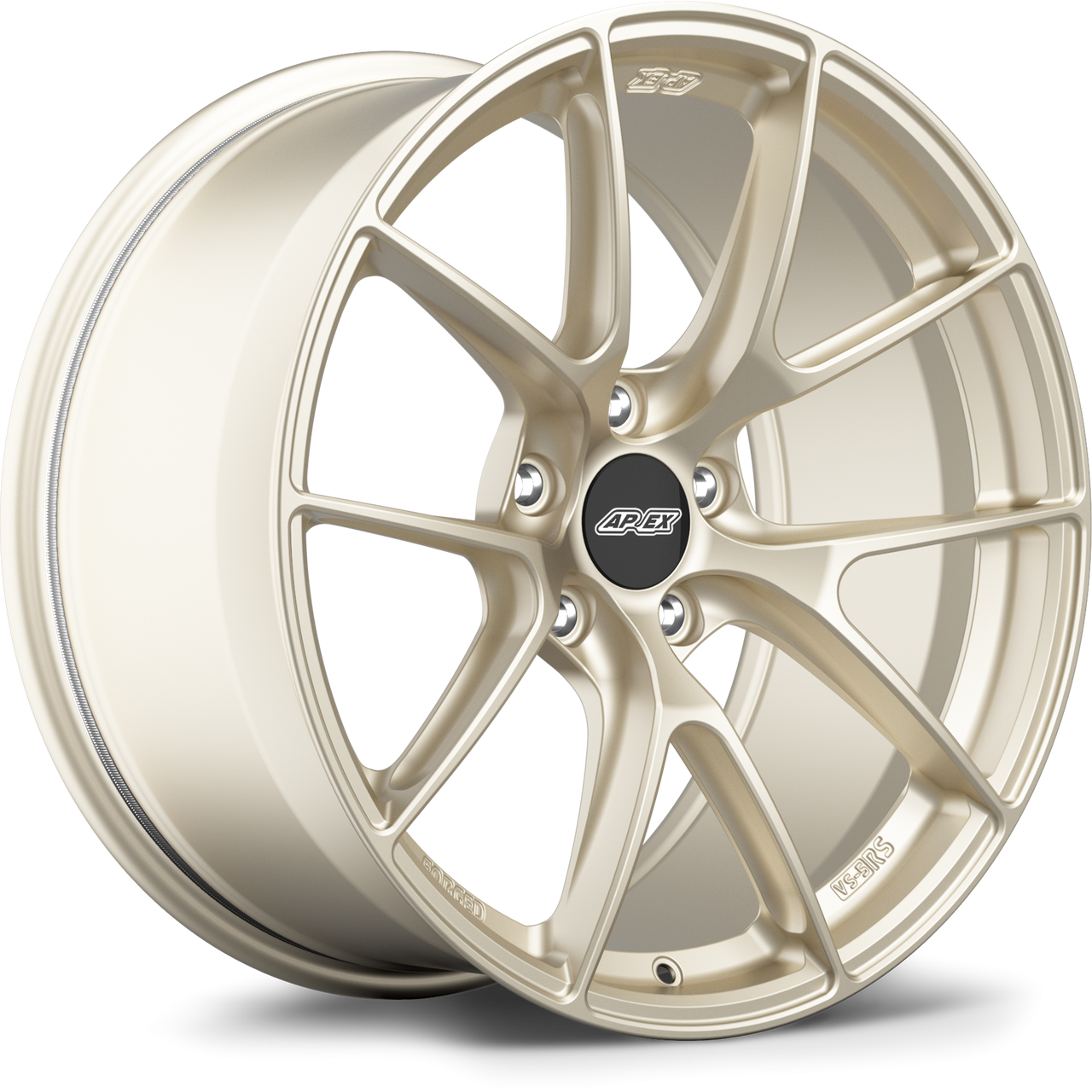 Apex VS-5RS 19x9 forged Motorsport Gold Chevy wheel 5x120 ET36 VS5RS199ET36-5120-671-MGD