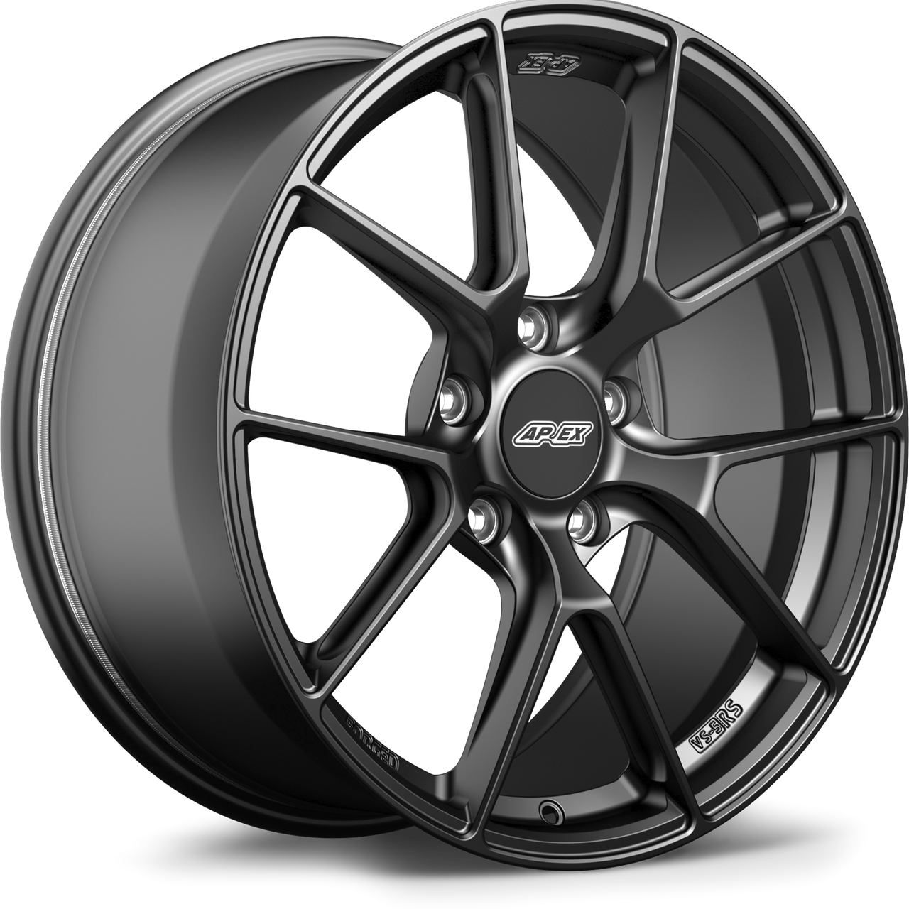 Satin Black Apex VS-5RS 19x9 lightweight forged wheel for Porsche 5x130 ET50 part VS5RS199ET50-5130-716-NSBK