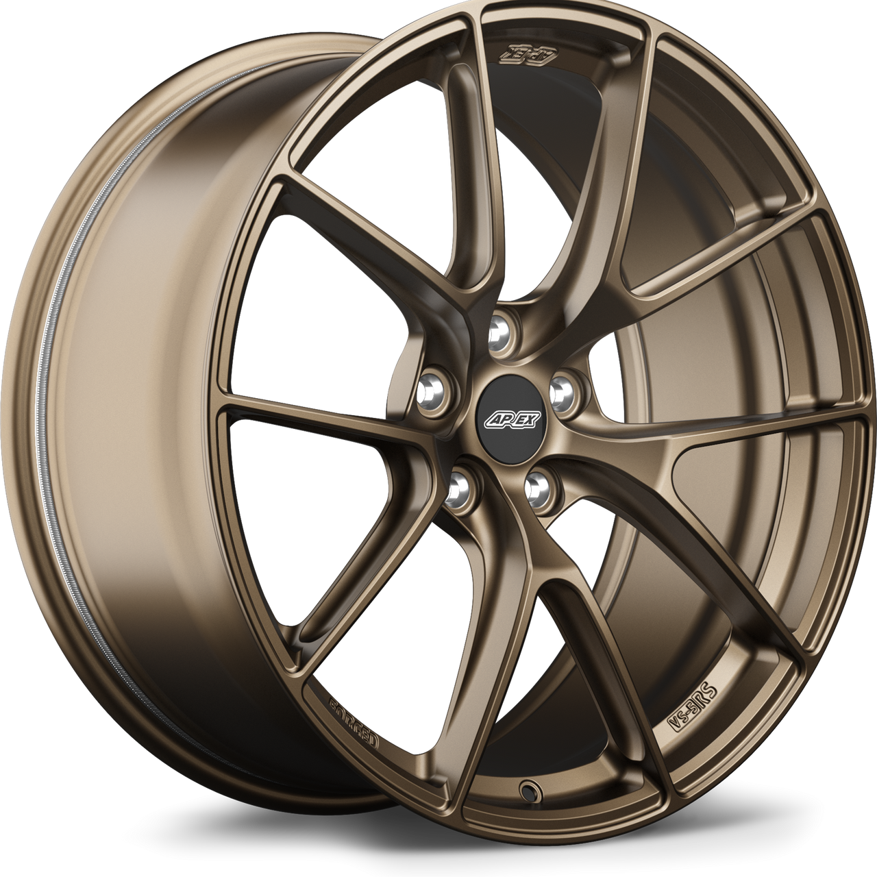 Satin Bronze Apex VS-5RS 20x10 lightweight forged Ford wheel 5x114.3 ET35 part VS5RS2010ET35-51143-705-NSBZ
