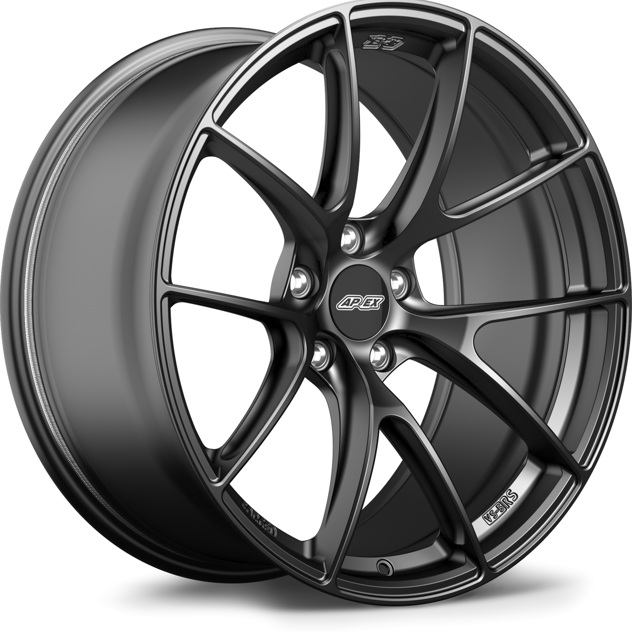 Satin Black Apex VS-5RS Sprint Line 20x11 forged Ford wheel with 5x114.3 bolt pattern ET26 VS5RS2011ET26-51143-705-NSBK