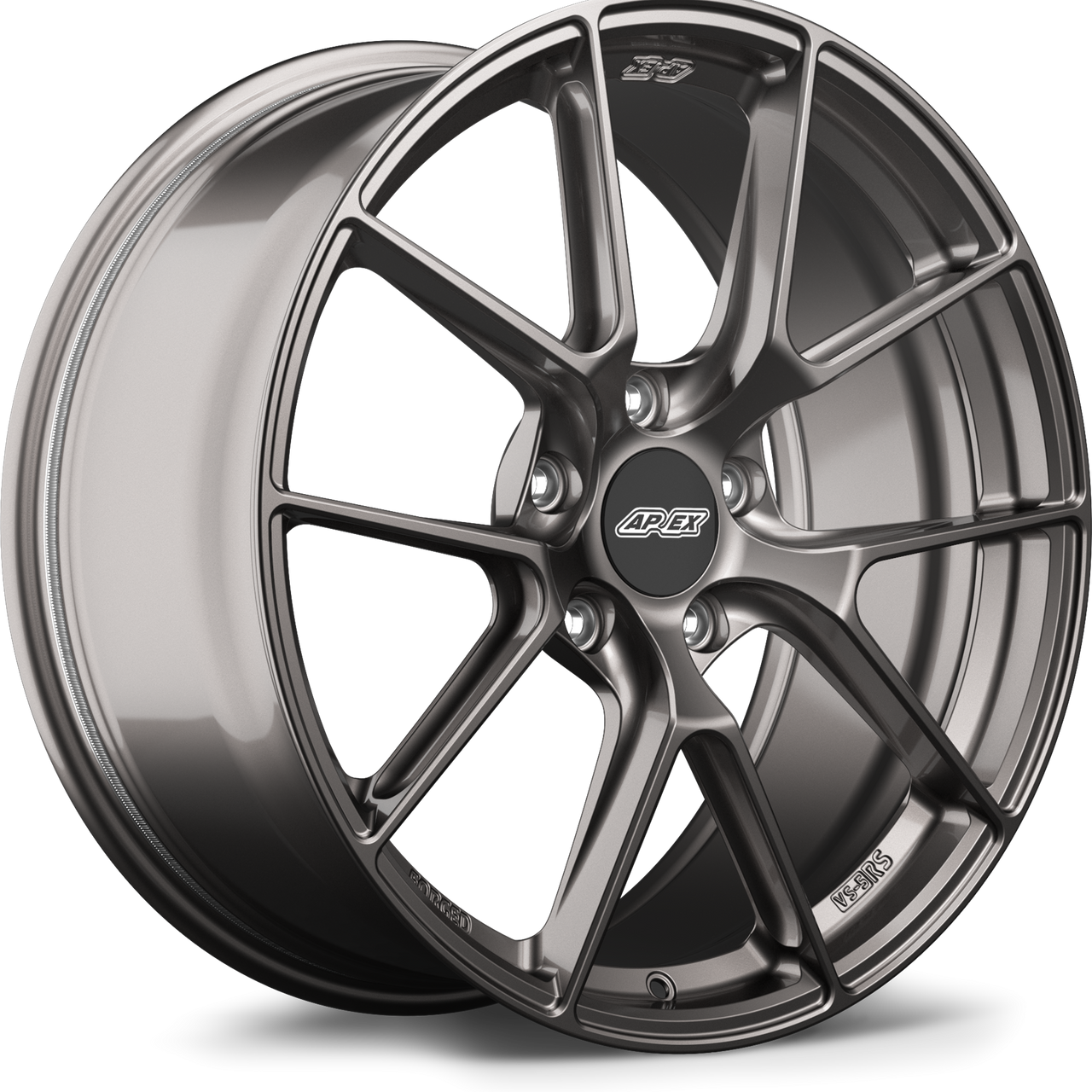 Anthracite Apex VS-5RS forged 20x9 wheel for Porsche with 5x130 bolt pattern ET41 and 71.6mm center bore
