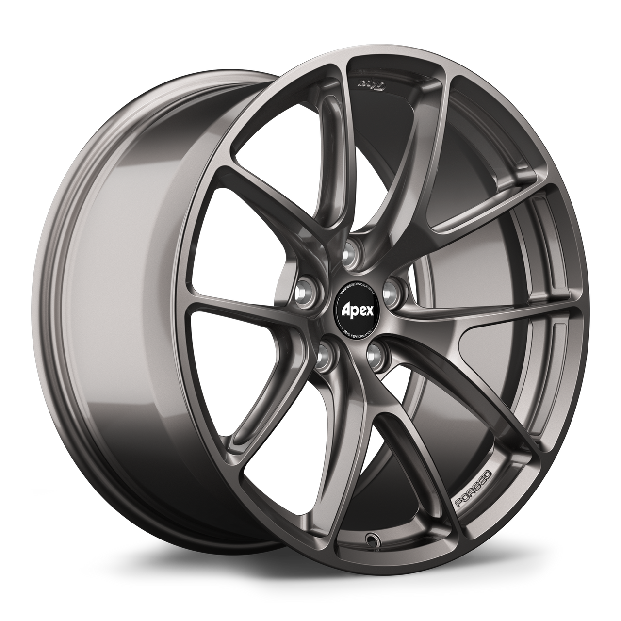 Apex VS-5RX 19x9.5 ET33 forged Anthracite wheel for Tesla with 5x114.3 bolt pattern and 64.1mm center bore