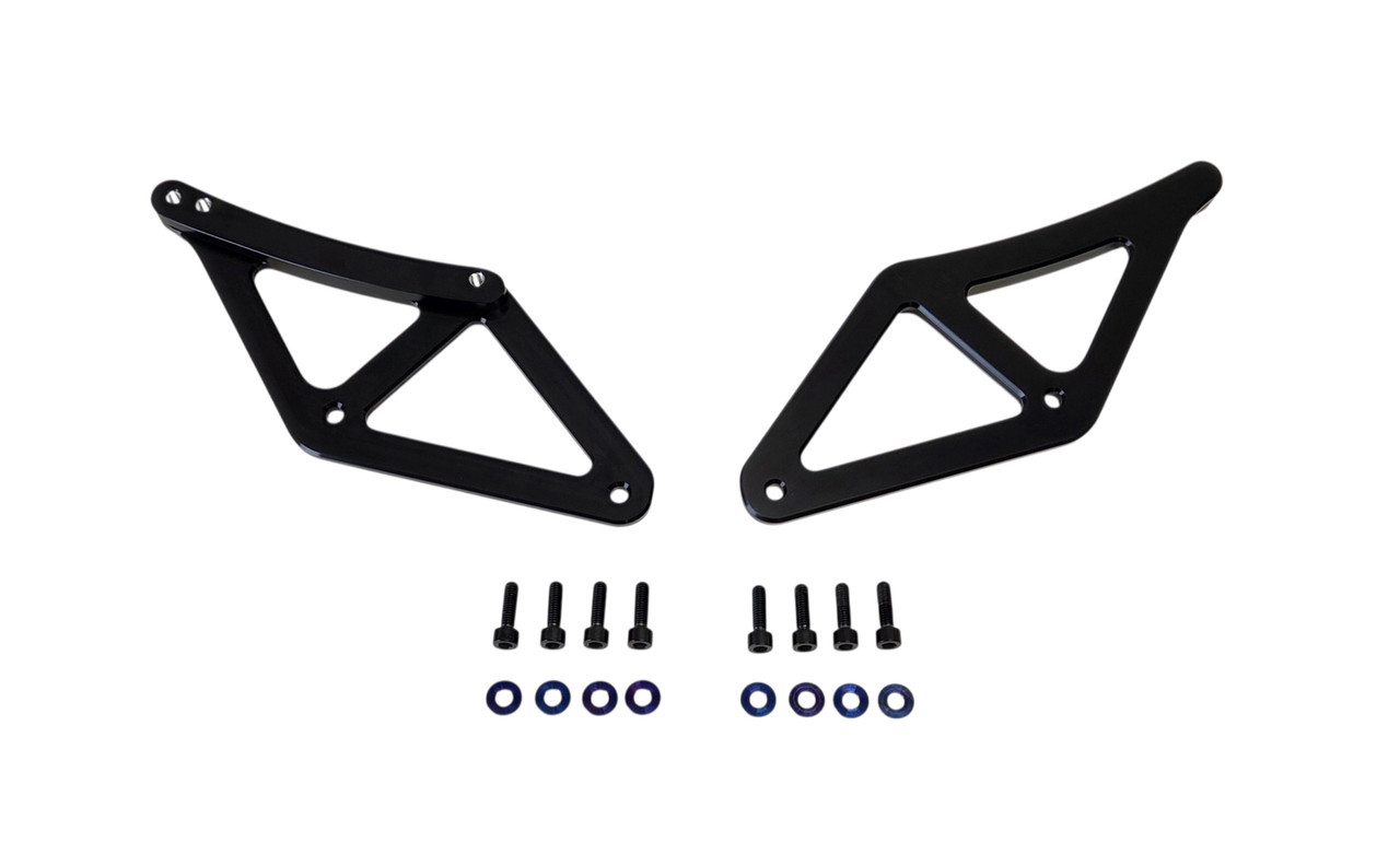 KellTrac Rear Spoiler Upright Extensions - CFTP 3.00" (2020 - 2022 Shelby GT500) KTI-760MK-500