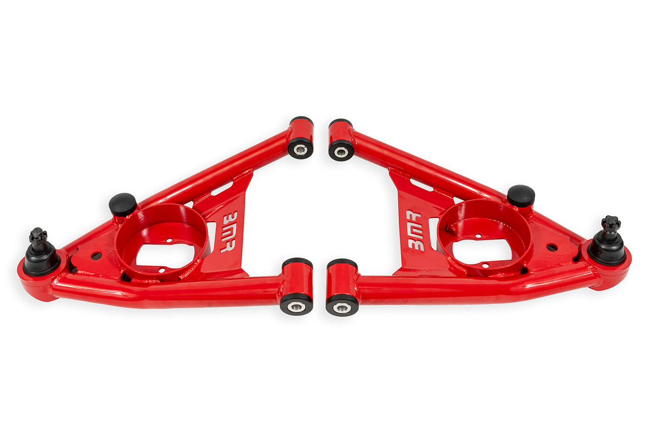 BMR A-Arms - Lower - Delrin Bushings - Red (1964 - 1972 A-Body) AAL401R