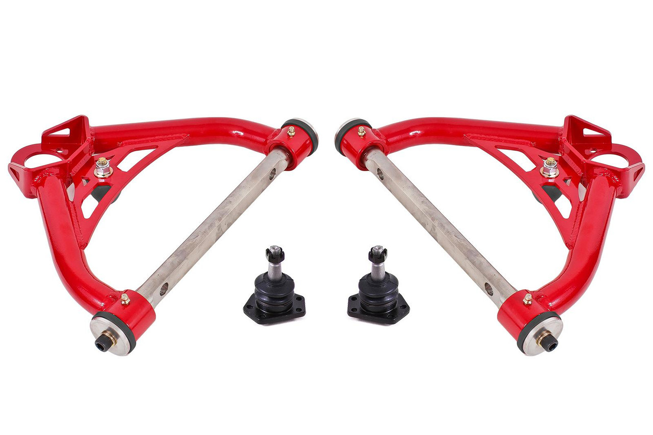 BMR A-Arms - Upper - Delrin Bushings - Red (1970 - 1981 F-Body / 1975 - 1979 X-Body) AAU321R