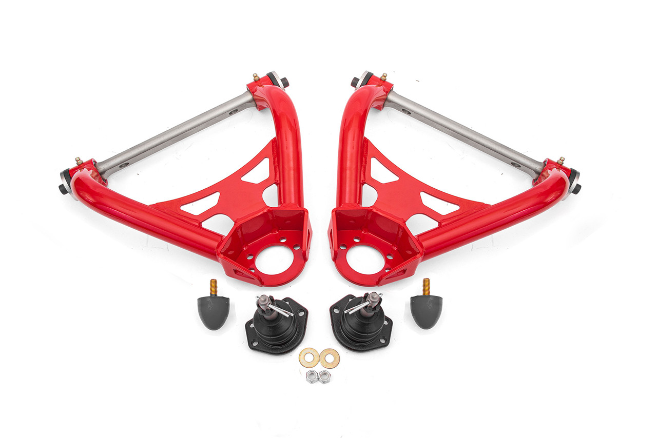 BMR A-Arms - Upper - Delrin Bushings - Red (1964 - 1967 A-Body) AAU401R