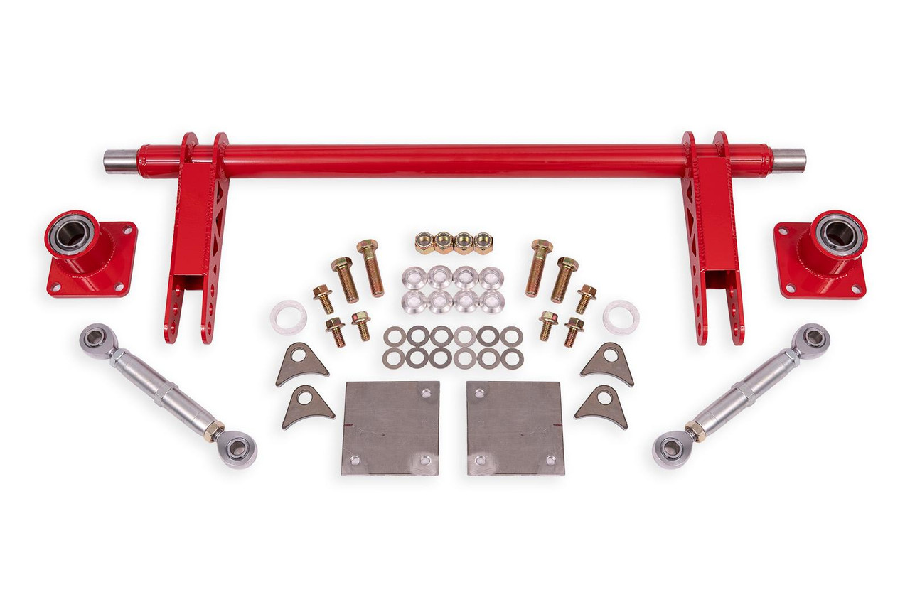 BMR Anti-Roll Bar Kit - Weld-On - Hollow - 1.375" - Red (1979 - 2004 Mustang) ARB732R