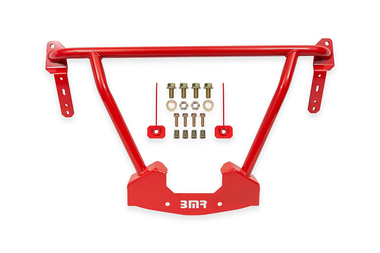 BMR Front Chassis Brace - Front Reinforcement Brace - Red (1964 - 1967 A-Body) CB400R