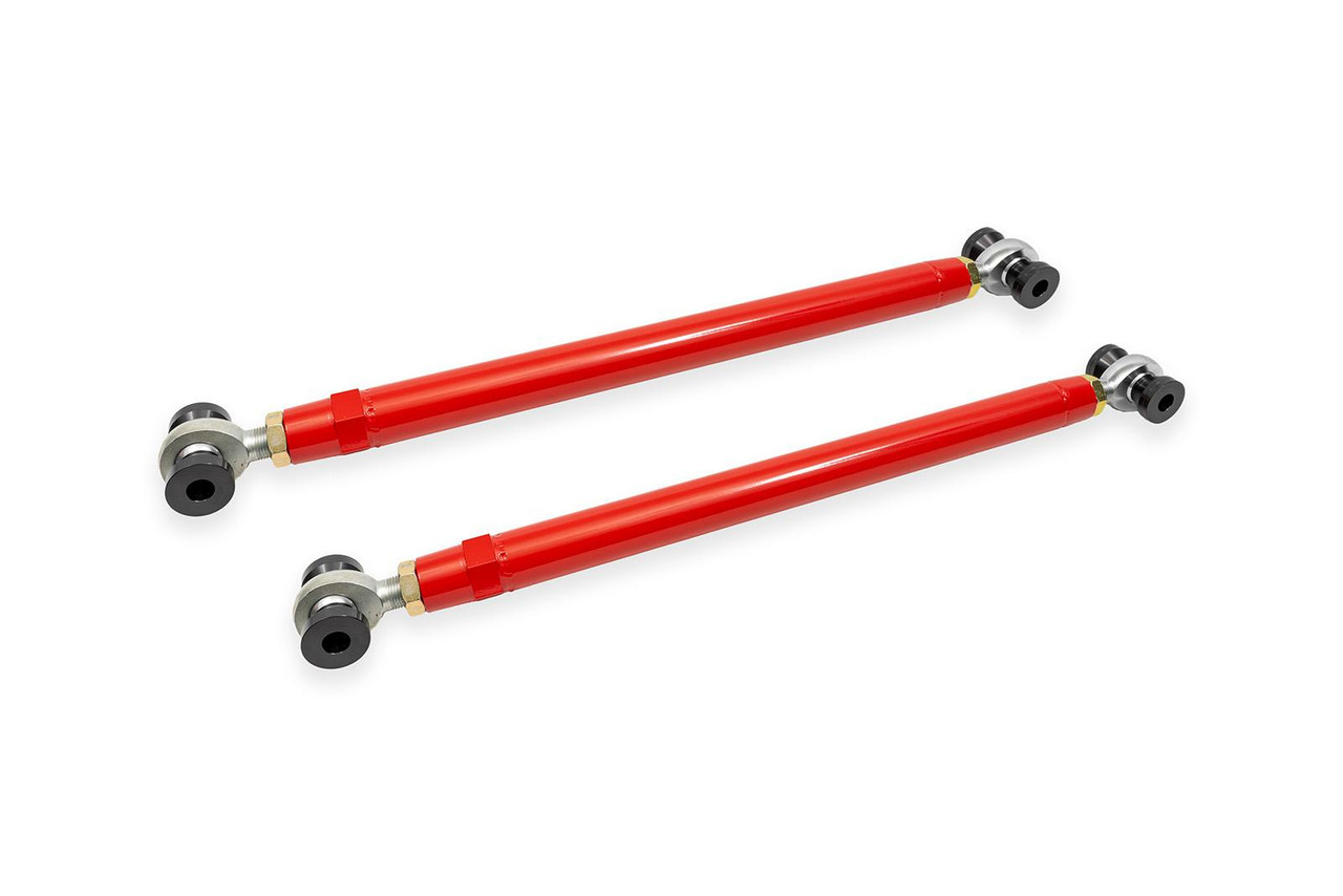 BMR Rear Double Adjustable Lower Control Arms - DOM - Rod Ends - Red (2021 - 2026 Bronco) LCA1864R