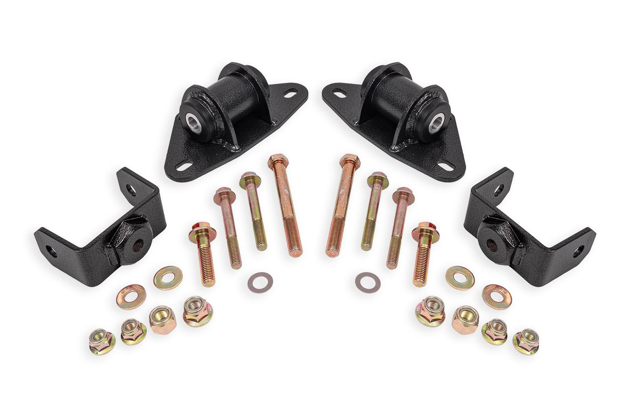 BMR Motor Mount Kit - Delrin - Black (2014 - 2019 Corvette) MM571H