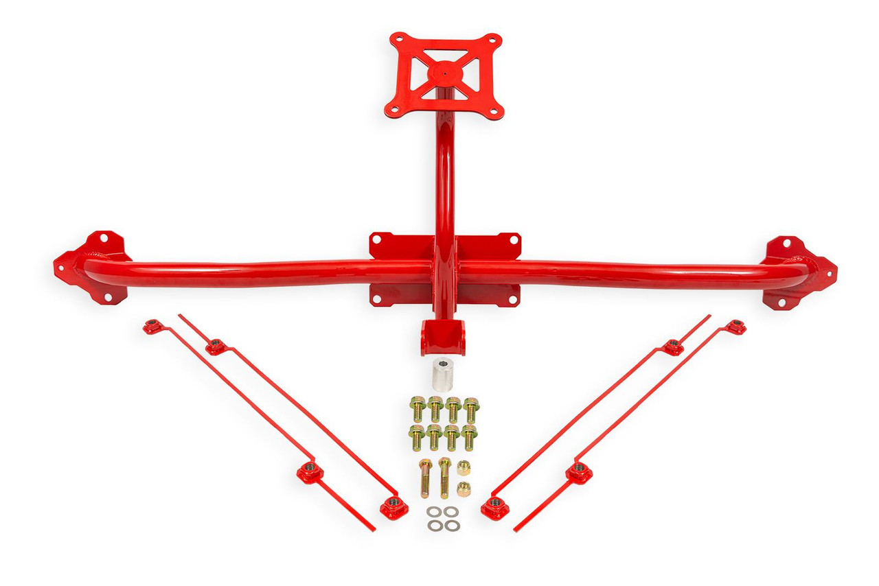 BMR Bolt-On Parachute Mount - Red (2014 - 2019 Corvette) PM570R