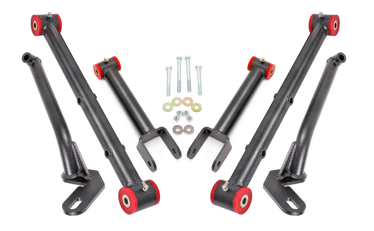 BMR Rear Suspension Kit w/Reinforcement Braces - Black (1978 - 1987 G-Body) RSK466H