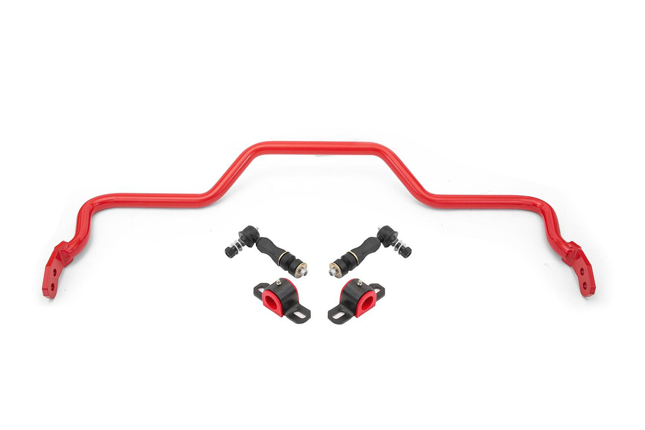 BMR Adjustable Rear Sway Bar - Hollow 29MM - Stamped Steel Bracket - Red (1993 - 2002 F-Body) SB345R
