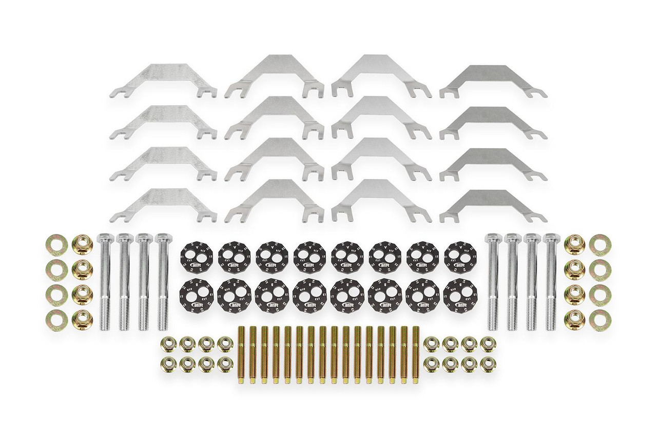 BMR Camber Bolt & Stud Kit for Upper and Lower Control Arms - Black (2014 - 2019 Corvette) WAK570