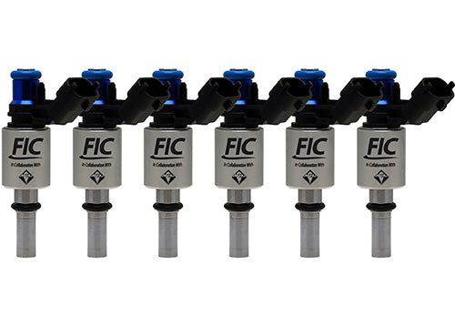 FIC01-3000-6 Fuel Injector Clinic 3000cc stainless steel injectors for custom EFI and high horsepower 6-cylinder racing applications
