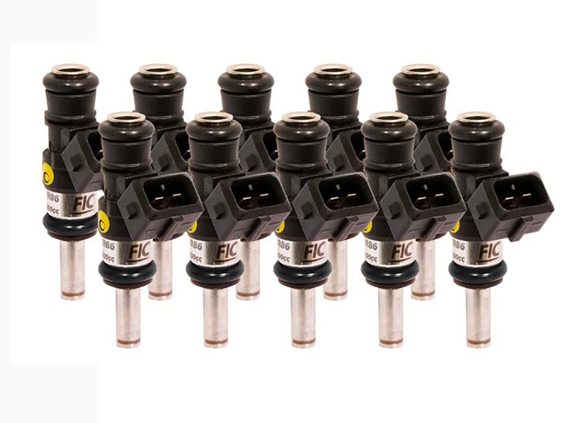 FIC IS260-1200H 1200cc high impedance fuel injectors for 2015-2023 Audi R8 with PGTJETQ10 pigtails