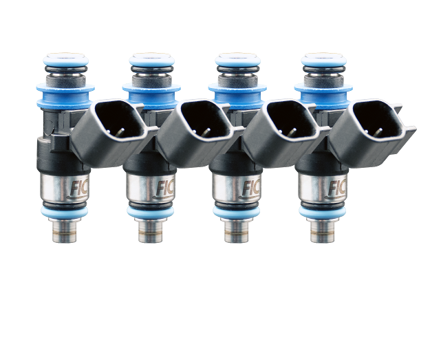 FIC ISC-0660H-SP-4 660cc high impedance 38mm shorty fuel injectors for custom 4-cylinder engines