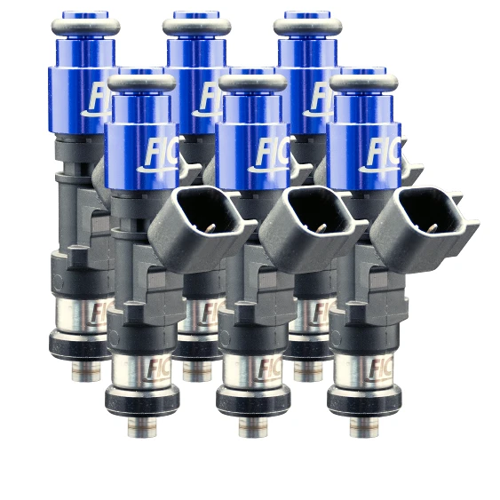 Fuel Injector Clinic ISC-1000H-6 1000cc custom fuel injector set for 6-cylinder engines with 64mm height and 14mm x 16mm O-rings