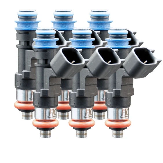 FIC ISC-1000H-6 1000cc high impedance custom injectors for 6-cylinder engines with 53mm injector height