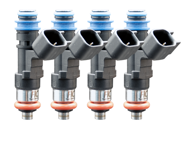 Fuel Injector Clinic ISC-1000H-4 1000cc custom fuel injector set for 4-cylinder engines with 53mm height and 11mm x 15mm O-rings