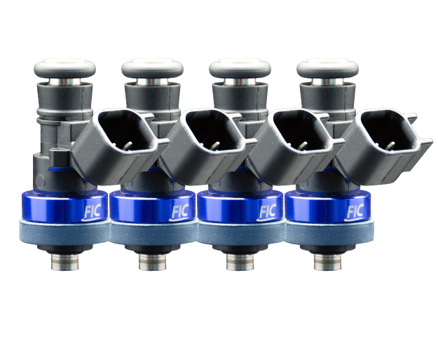 FIC isc-1000h-short-4 1000cc high impedance SHORT injectors for custom 4-cylinder top-feed fuel systems with 38mm height