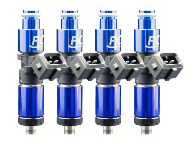 FIC ISC-1200H-4 1200cc high impedance custom injectors for 4-cylinder engines with 64mm injector height