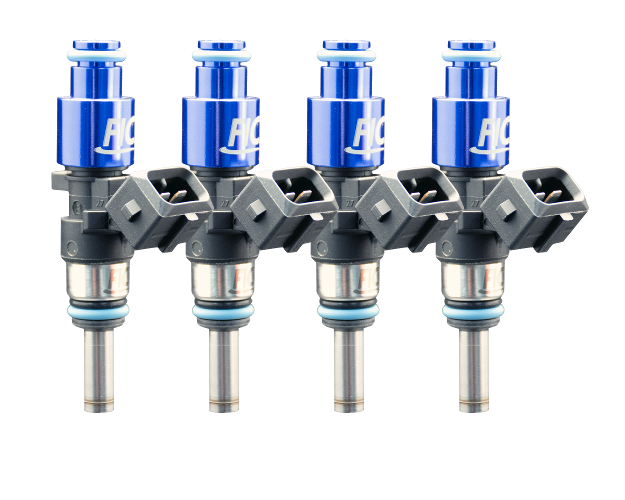 FIC ISC-1200H-4 1200cc high impedance custom injectors for 4-cylinder engines with 53mm injector height