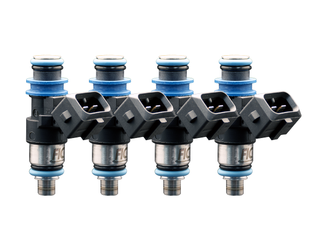 Fuel Injector Clinic 1650cc SHORT high impedance custom injector set ISC-1650H-4 with 38mm height and 11mm top by 11mm bottom O-rings