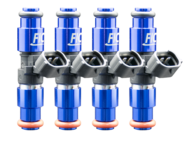 Fuel Injector Clinic 2150cc high impedance custom injector set ISC-2150H-4 with 64mm height and 14mm top by 15mm bottom O-rings
