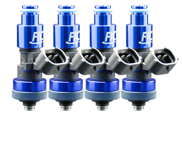 Fuel Injector Clinic 2150cc high impedance custom injector set ISC-2150H-4 with 53mm height and 11mm top by 21mm bottom O-rings