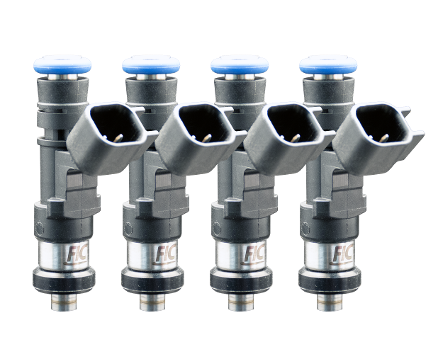Fuel Injector Clinic 365cc four-cylinder custom fuel injectors ISC-0365H-4 precision flow matched with 53mm body