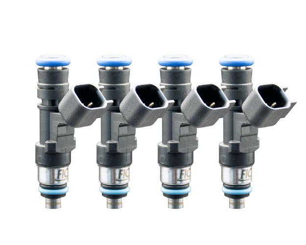 ISC-0775H-4 Fuel Injector Clinic 775cc high impedance injector set with 53mm height and 14mm by 11mm O-ring configuration
