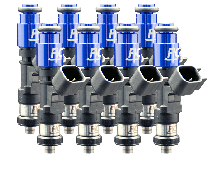 Fuel Injector Clinic 1000cc eight cylinder fuel injector set 64mm with 14mm top and 16mm bottom O-rings 1000-64-14-16-8