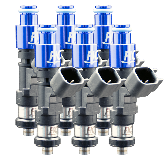 Fuel Injector Clinic 650cc custom injector kit 0650-64-11-16-8 with Data Match Technology, solder-in pigtails, and lifetime warranty