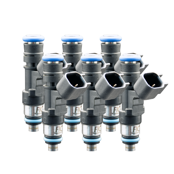 Fuel Injector Clinic 650cc custom injector kit 0650-53-14-11-8 with Data Match Technology, solder-in pigtails, and lifetime warranty
