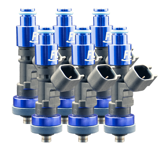 Fuel Injector Clinic ISC-0365H-8 365cc injectors with 64mm height and 11mm top 21mm bottom O-rings