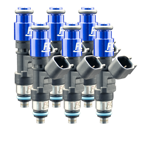 Fuel Injector Clinic ISC-0365H-8 365cc injectors with 64mm height and 14mm top 11mm bottom O-rings