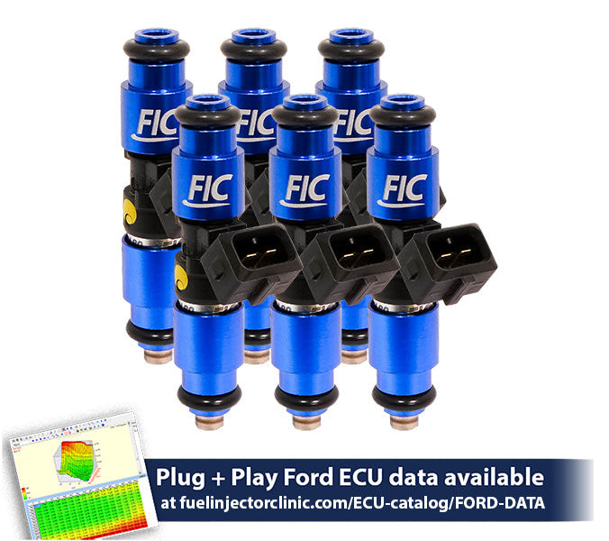 FIC IS411-1200H 1200cc drop-in fuel injectors for 2002-2010 Ford Falcon XR6T BA/BF
