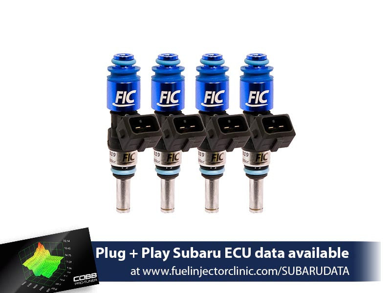 FIC is176-1200h 1200cc injector set for 2004-2006 Subaru STI and 2005-2006 Legacy GT top-feed conversion