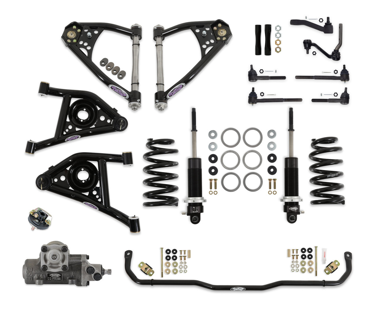 Detroit Speed Front Speed Kit 3 - Single Adjustable Shocks (1967 - 1969 Camaro & Firebird / 1968 - 1974 Nova - BBC) 031353-SDS