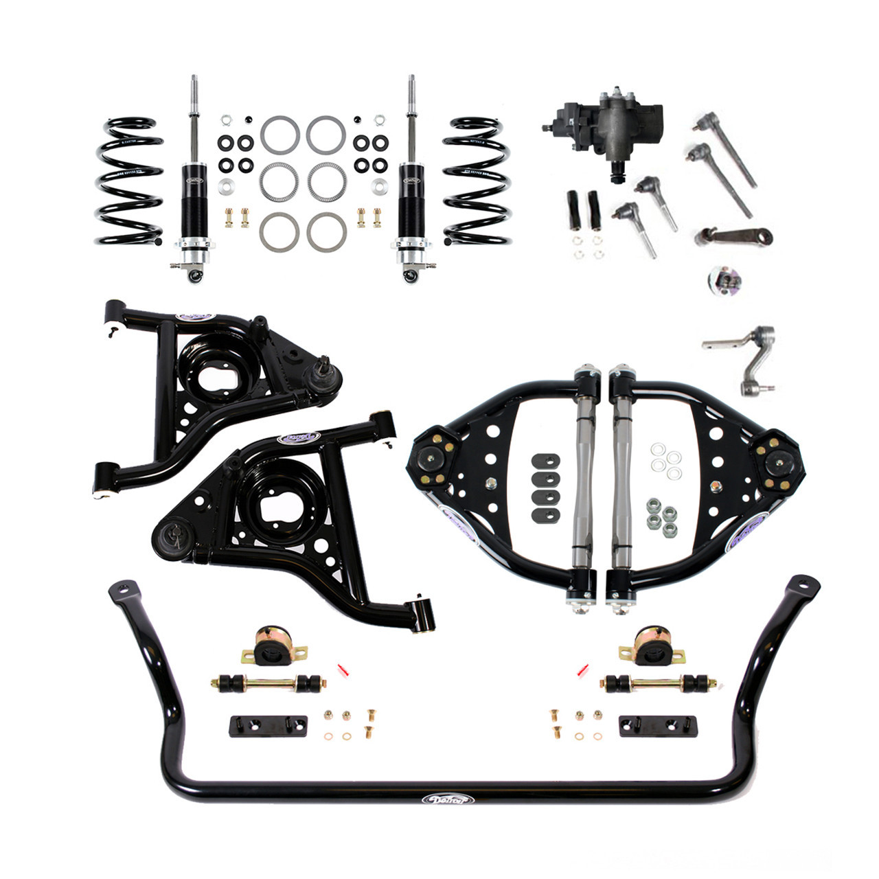 Detroit Speed Front Speed Kit 3 - Non-Adjustable Shocks (1973 - 1974 Camaro / Firebird - BBC) 031361DS