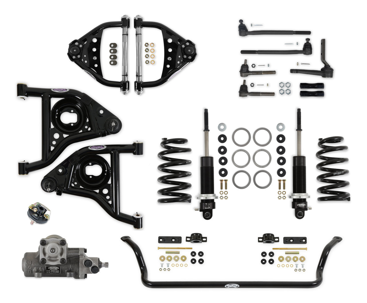 Detroit Speed Front Speed Kit 3 - Single Adjustable Shocks (1973 - 1974 Camaro / Firebird - BBC) 031361-SDS